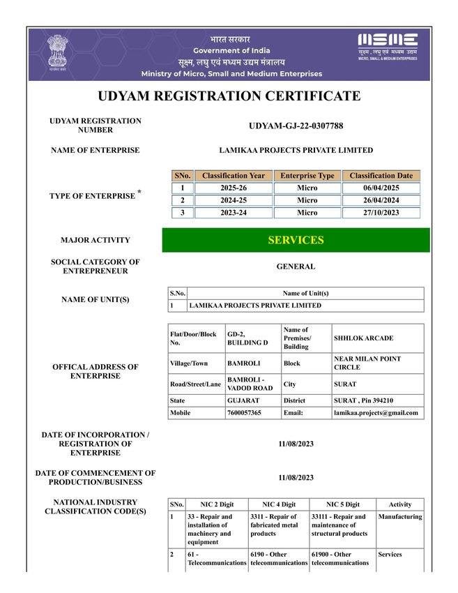 Udyam Registration